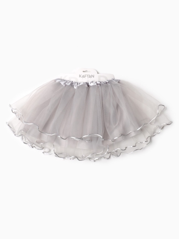 Юбка сетка детская KAFTAN, серый, размер 28