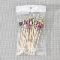 Шпажки El Dia de Muertos, 25 шт, 12 см, бамбук, цвет МИКС