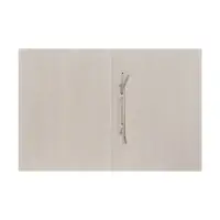 Скоросшиватель Calligrata "Дело", 370 г/м2, белый, немелованный, пробитый, до 200 л