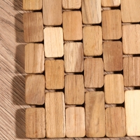 Коврик из тикового дерева, 30х20х0,7 см