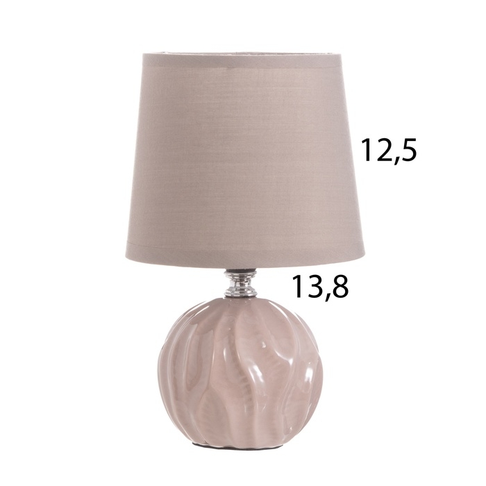 Лампа настольная &laquo;Пабло&raquo; 1&times;40 Вт Е14 коричневый 14&times;14&times;24 см