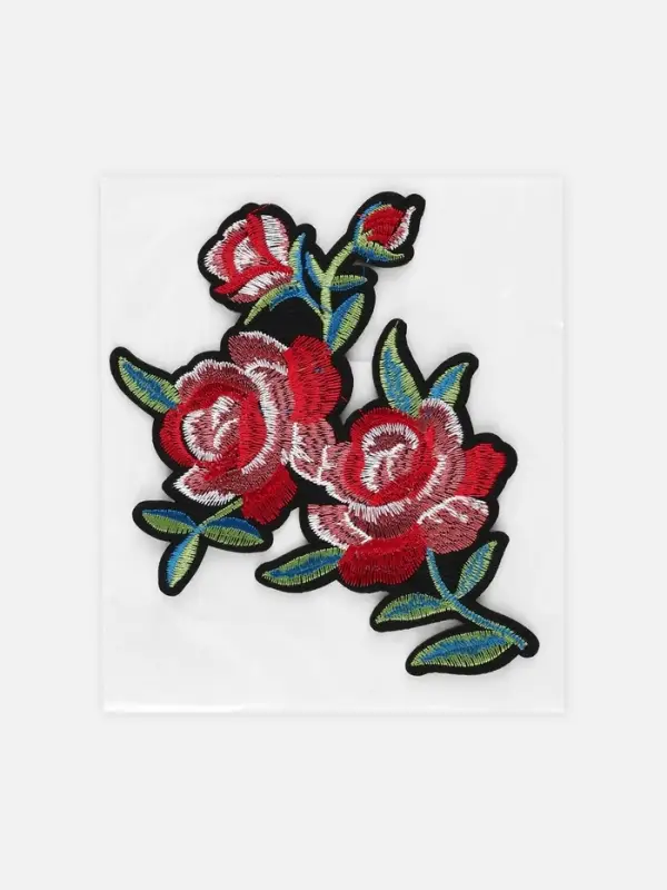 Термоаппликация &laquo;Цветы&raquo;, 16.5&times;12 см, разноцветная