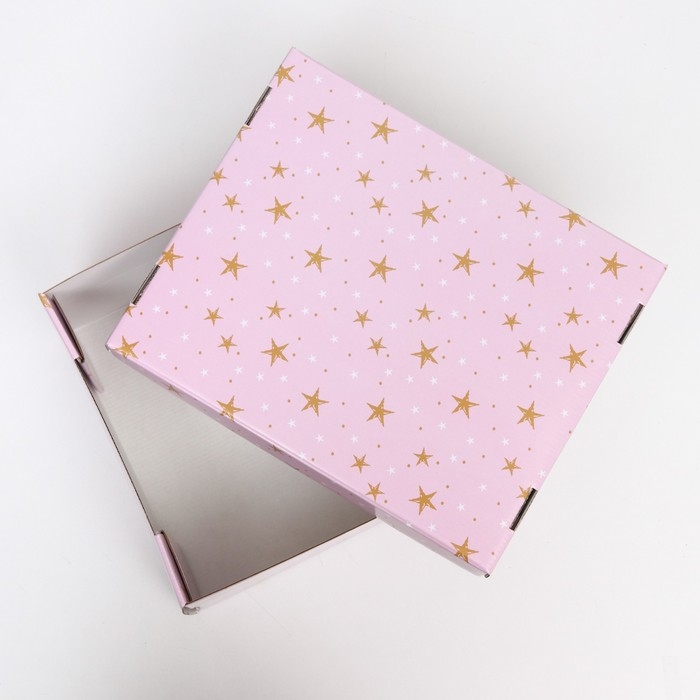 Складная коробка Складная коробка "Звёзды", 31,2 х 25,6 х 16,1 см
