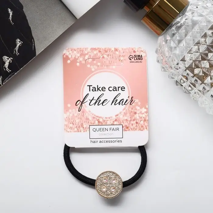 Резинка для волос "Алдона" сияние круг