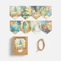 Деревянные флажки &laquo;Праздничные мотивы&raquo;