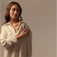 Костюм женский домашний (рубашка и брюки) SL HOME р. L, молочный Костюм женский домашний (рубашка и брюки) SL HOME р. L, молочный