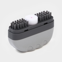 Щётка для обуви с моющим средством Raccoon, салфетка в комплекте, картонная коробка