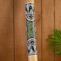 Сувенирный музыкальный инструмент "Посох дождя" 80 см МИКС