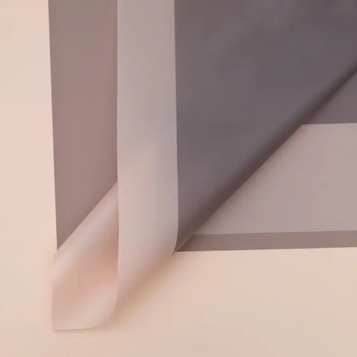 Пленка матовая, для цветов и декора, серая, лотос, 58&times;58 см