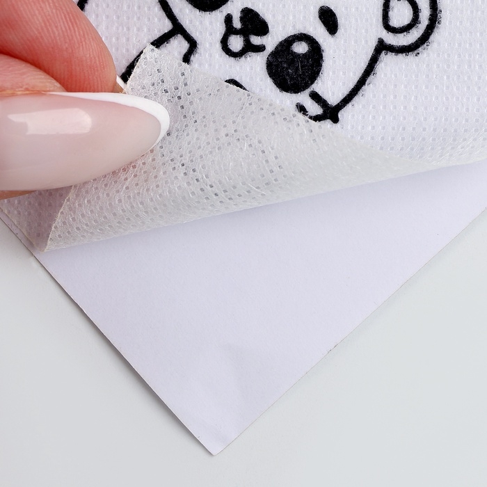 Водорастворимый стикер для вышивания &laquo;Зверята&raquo;, 15 х 21 см