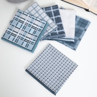 Платок носовой мужской 28х28см, 6шт, рис 21222-3, микс, ситец 100г/м, хл100%