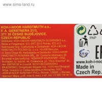 Грифели для цанговых карандашей Koh-i-noor 4190/07 В, 2,0 мм, 12 штук в упаковке
