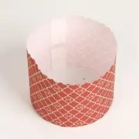 Формы бумажные для кекса, маффинов и кулича "ХВ Красная" 110х85 мм (фасовка 1900 шт)