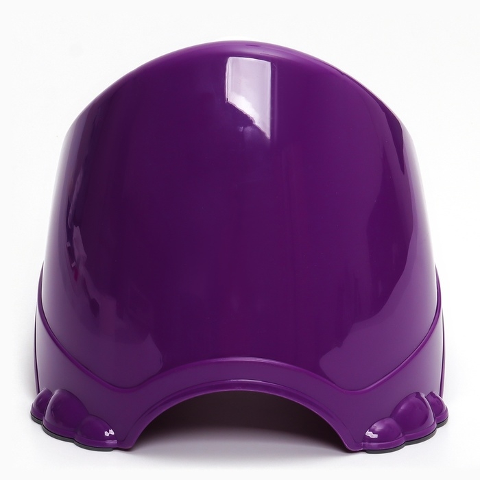 Горшок детский антискользящий &laquo;Бэйби-Комфорт&raquo; с крышкой, съёмная чаша, цвет фиолетовый