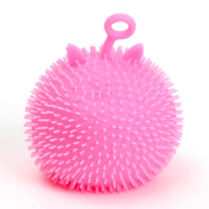 Ёжка &laquo;Котик&raquo; световой, цвета МИКС