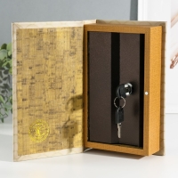 Сейф-книга дерево кожзам "Рыбалка" 3D тиснение 21х13х5 см Сейф-книга дерево кожзам "Рыбалка" 3D тиснение 21х13х5 см