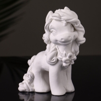 Статуэтка "Пони Красотка" 10х7х5 см, натуральный