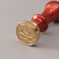 Сургучный набор "Бобёр" печать, ручка, сургуч 12,5х10х3,6 см