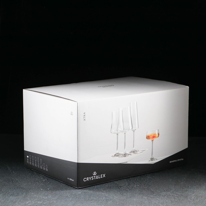 Набор креманок &laquo;Экстра&raquo;, 220 мл, 6 шт