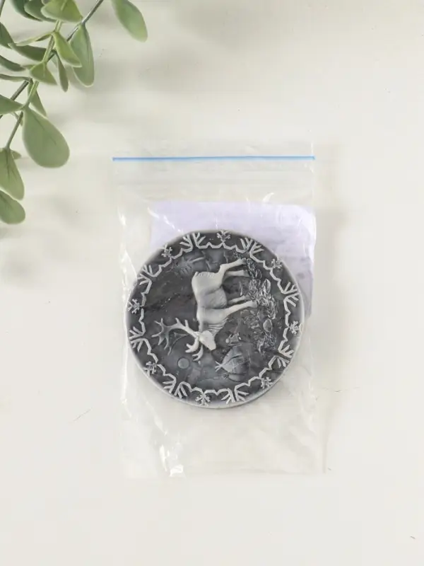 Магнит "Северный олень (барельеф)"