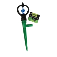 Распылитель, круговой, 29 см, под шланги 1/2", 3/4", с пикой, пластик, Greengo Распылитель, круговой, 29 см, под шланги 1/2", 3/4", с пикой, пластик, Greengo