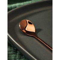 Ложка десертная из нержавеющей стали Magistro &laquo;Нота&raquo;, длина 15,5 см, цвет бронзовый