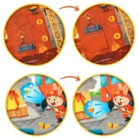 Картонная интерактивная книга "Бип-бип, поехали!", 10 стр.