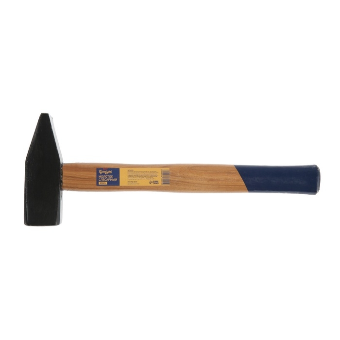 Молоток слесарный ТУНДРА, квадратный боек, деревянная рукоятка, 2000 г