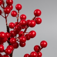 Светодиодный куст &laquo;Ягоды&raquo; 35 см, 30 LED, батарейки AAx3 (нет в комплекте), свечение тёплое белое