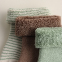 Носки детские махровые 3 пары SL HOME, 10-12 см, молочн/беж Носки детские махровые 3 пары SL HOME, 10-12 см, молочн/беж