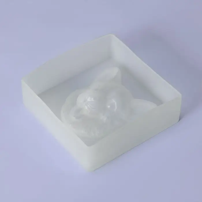 Молд &laquo;Мордашка&raquo;, силикон, 8&times;8&times;2,3 см, цвет белый