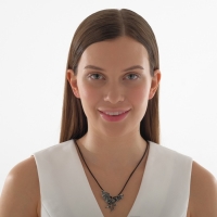 Кулон унисекс &laquo;Легенды&raquo; взмах крыла, цвет чернёное серебро на чёрном шнурке, 60 см