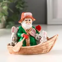 Фигура "Дед Мазай" 9х11х7 см