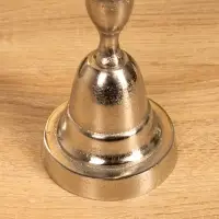 Подсвечник "Юла" 9,5х9,5х32 см, алюминий