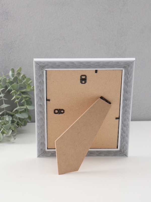 Фоторамка пластик "МИРАМ" 15х21 см, белый с золотом