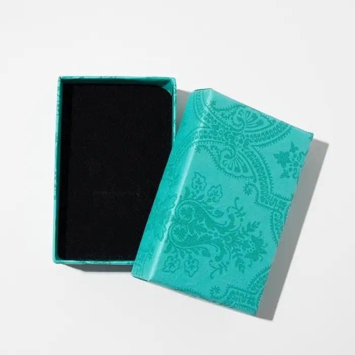 Коробочка подарочная под набор &laquo;Узоры&raquo;, 5&times;8 (размер полезной части 4.5&times;7.5 см), МИКС, вставка чёрная