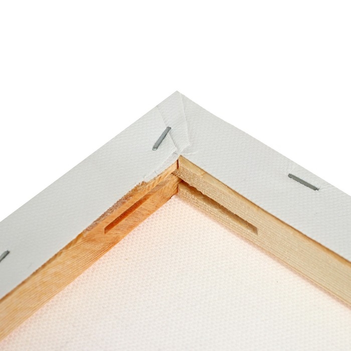 Холст на подрамнике, хлопок 100%, 1,6 х 70 х 90 см, акриловый грунт, среднезернистый, 380 г/м&sup2;