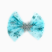 Бант заколка для волос новогодняя &laquo;Сказка&raquo;, на Новый год, 12,5 х 7,5 см