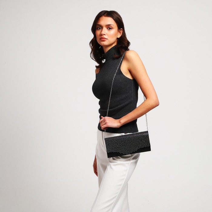 Сумка-клатч на магните, цвет чёрный Сумка-клатч на магните, цвет чёрный