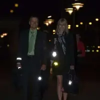 Пешеходный светоотражатель &laquo;Круг&raquo;, белый