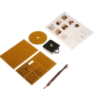 Часы настенные интерьерные, 3d "Лучи", бесшумные, наклейка, большие, d-40 см