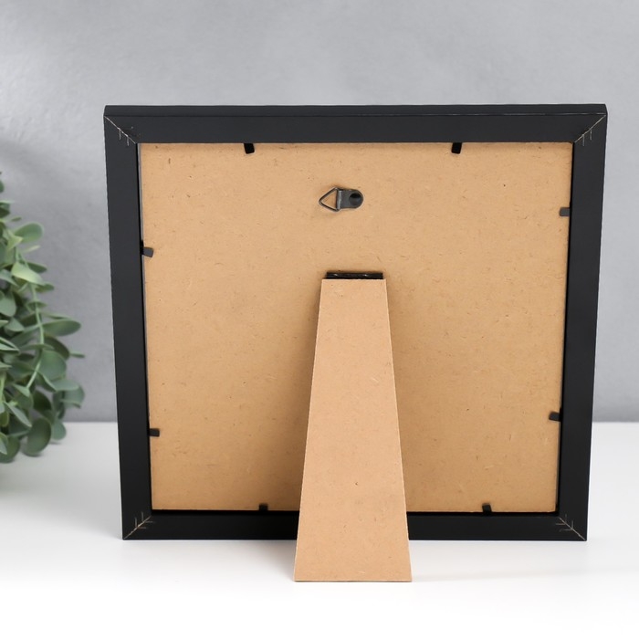 Фоторамка МДФ "Ellis" 20х20 см с паспарту, чёрный