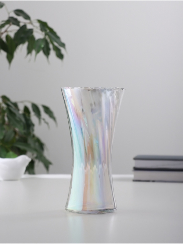 Ваза стекло настольная "Агнес" талия, 19,5х10 см, прозрачный