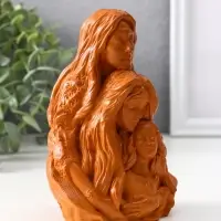 Фигура &laquo;Сила рода&raquo;, 14&times;9.5&times;7 см, красная глина