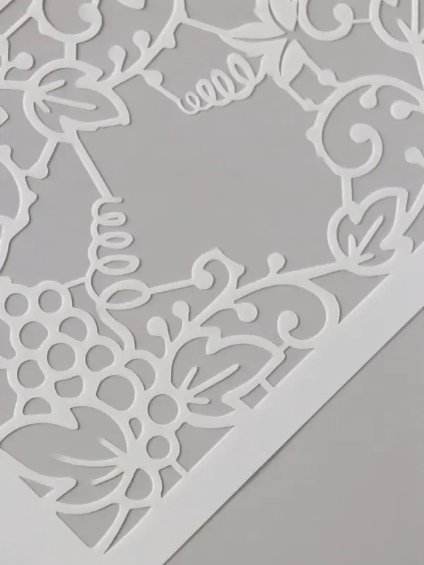 Трафарет пластик А5 "Виноград" 14,8х21 см