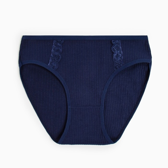 Трусы женские слипы, цвет темно-синий, р-р 50-52