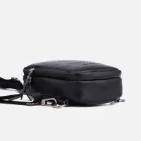 Сумка-слинг на молнии, цвет чёрный