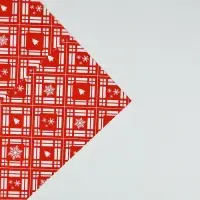 Упаковочная бумага на новый год тишью &laquo;Тёплого праздника&raquo;, 50 х 70 см