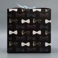 Коробка подарочная складная, упаковка, &laquo;Джентельмену&raquo;, 18 х 18 х 18 см