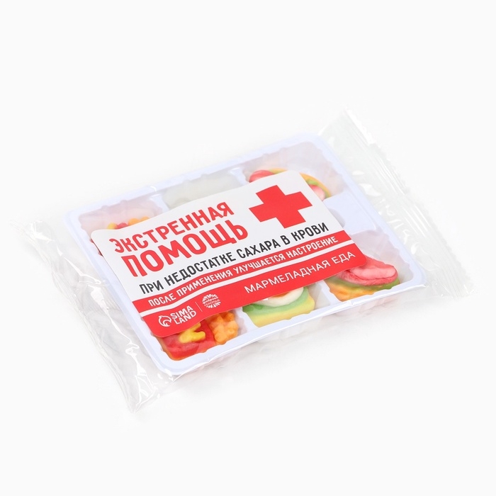 Мармелад в виде еды «Экстренная помощь», 6 шт, 20 г. Мармелад в виде еды «Экстренная помощь», 6 шт, 20 г.